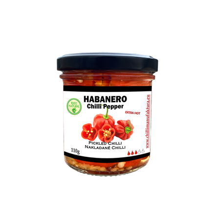 Eingelegte Habanero, in Scheiben geschnitten 110g